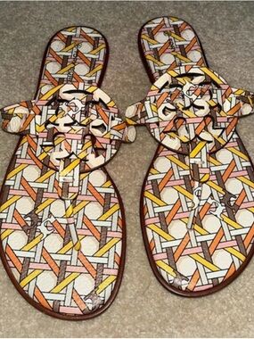 Tory Burch Multicolor Miller Leather Sandals